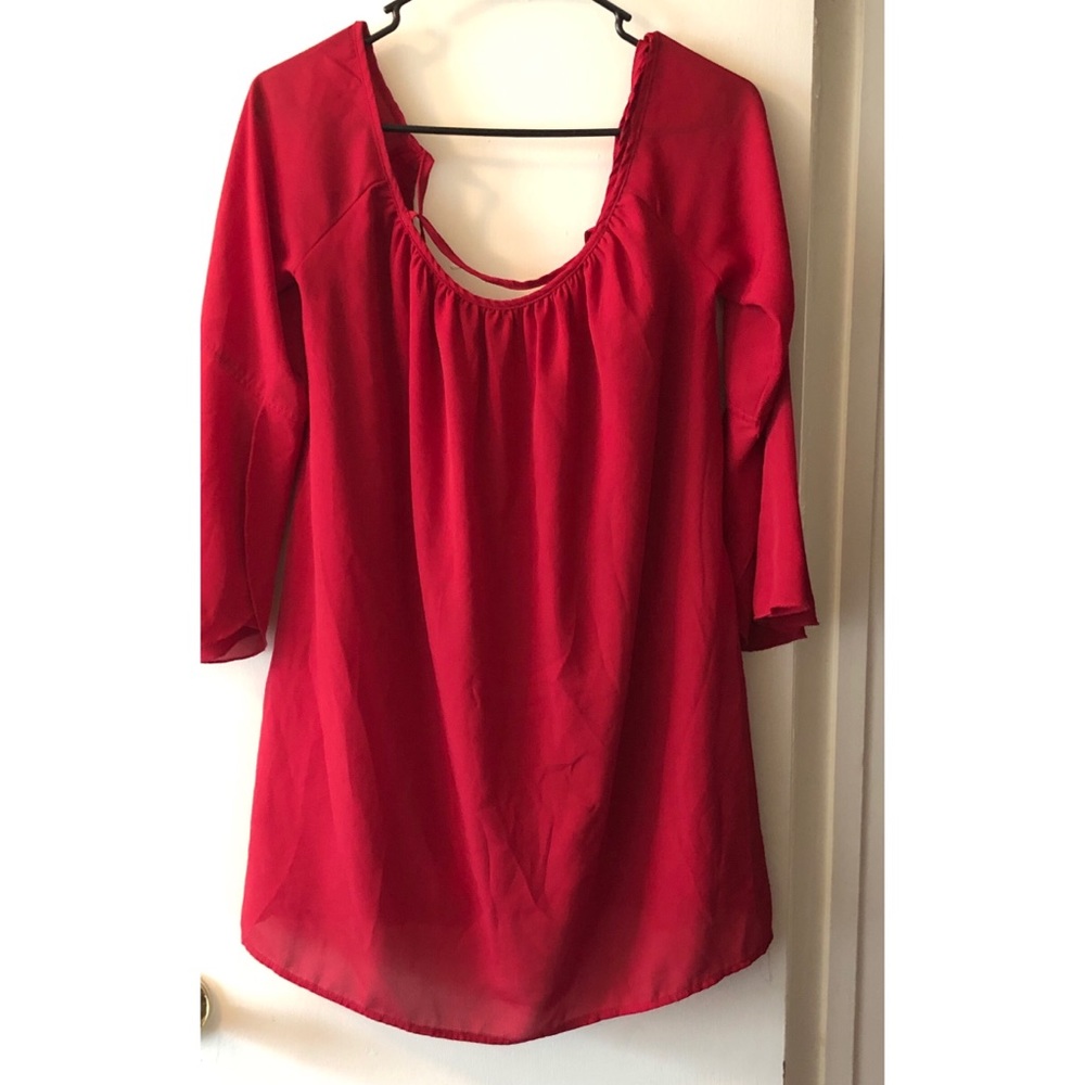 Red Dressy Top
